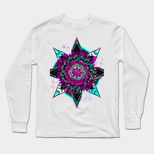 Psychedelic Mandala Long Sleeve T-Shirt